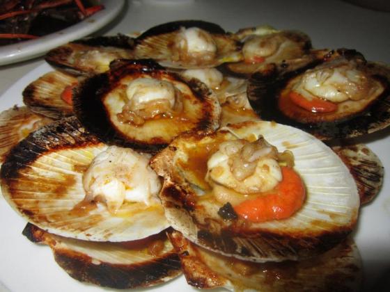 Slightly burnt at the sides, these saltwater mollusks are such delectable treats!